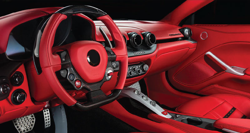 Luxury car interior